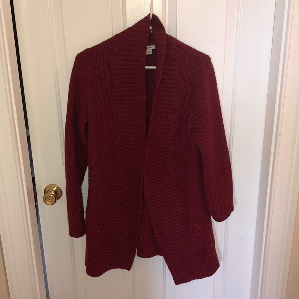 LL Bean cardigan